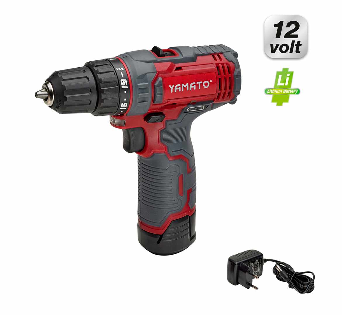 Taladro Atornillador 12 Voltios. Batería 1,3 Ah