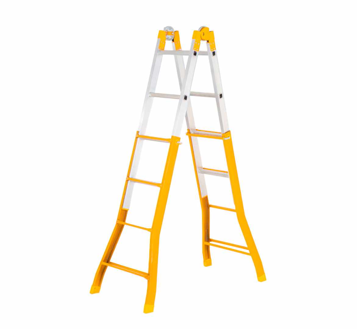 Escalera Telescópica Mixta Wolfpack 4+4 Peldaños