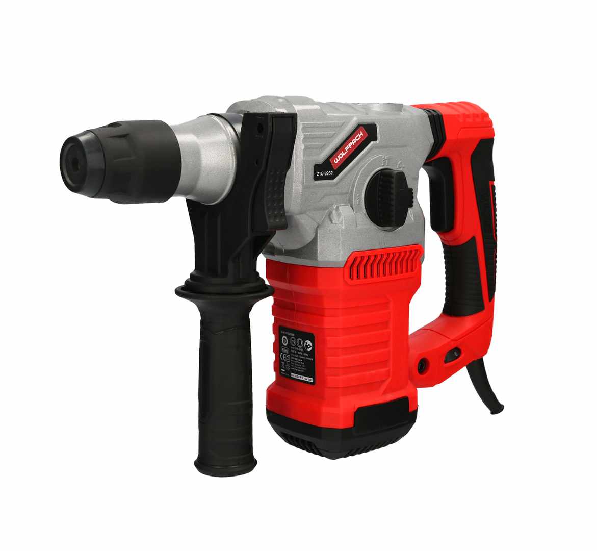 Martillo Perforador SDS PLUS 1.500 Watt. Con Accesorios y Maletín